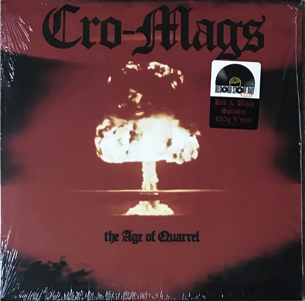 Cro-Mags ‎– The Age Of Quarrel (1986) - New LP Record Store Day 2021 Profile RSD Red & Black Splatter Vinyl - Hardcore / Punk - Shuga Records