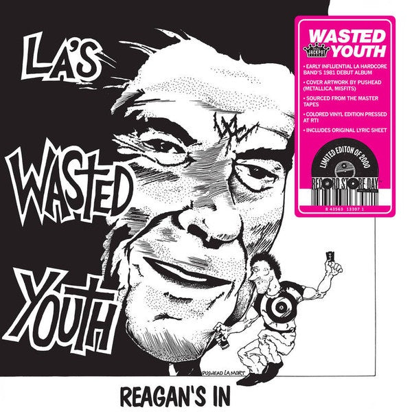 Wasted Youth ‎– Reagan's In (1981) - New LP Record Store Day 2021 Jackpot  USA RSD Lime Green Vinyl - Hardcore