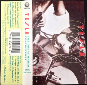 Tesla ‎– The Great Radio Controversy - Used Cassette Tape Geffen 1989 USA - Rock / Hard Rock