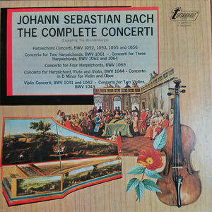 Martin Galling, Helmuth Rilling, Rolf Reinhardt - Bach - The Complete Concerti (Excepting The Brandenburgs) - New Vinyl Record 1969 Stereo (Original Press) 5 Lp Box Set USA - Classical - Shuga Records