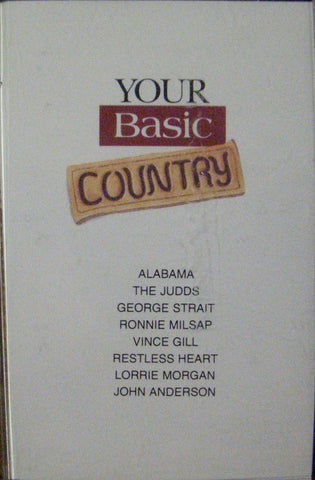 Various ‎– Your Basic Country -  Sealed Cassette 1993 RCA USA Tape - Country Compilation