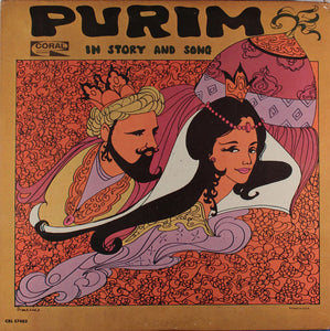 Rabbi Robert Schenkerman ‎– Purim In Story And Song - New Vinyl 1966 Stereo (Original Press) USA - Jewish/Story/Holiday - Shuga Records