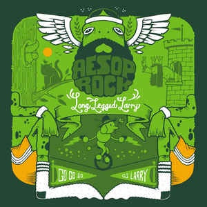 Aesop Rock ‎– Long Legged Larry - New 7" Single Record 2021 Rhymesayers Green Vinyl - Hip Hop