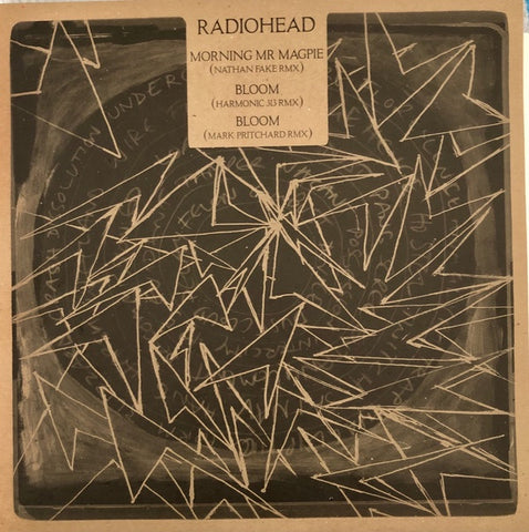 Radiohead – Morning Mr Magpie (Nathan Fake RMX) / Bloom (Harmonic 313 RMX) / Bloom (Mark Pritchard RMX) - New 12" Single Record 2011 UK Import Ticker Tape Ltd. 180 Gram Vinyl - Broken Beat / Leftfield