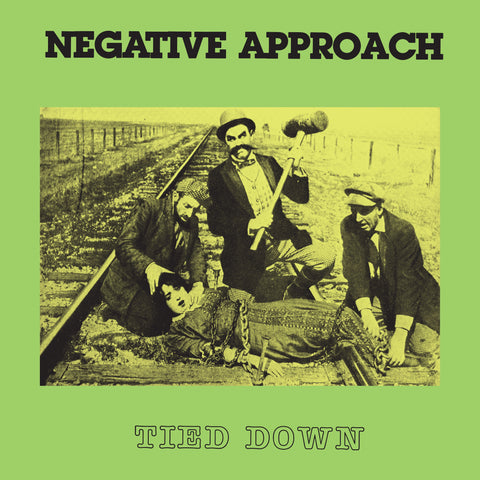 Negative Approach ‎– Tied Down (1993) - New 2019 Record LP Limited Translucent Green Vinyl - Midwest Hardcore / Punk