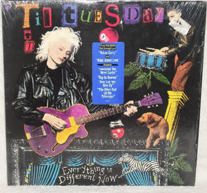 Til Tuesday ‎– Everything's Different Now - VG+ Lp Record 1988 Epic USA Vinyl - Synth-Pop / Alternative Rock - Shuga Records