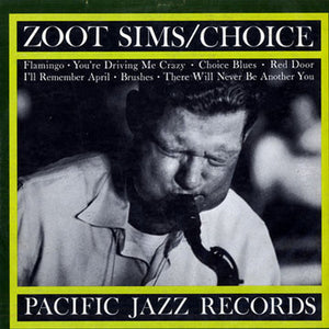 Zoot Sims ‎– Choice VG 1961 Pacific Jazz Records LP USA - Jazz - Shuga Records