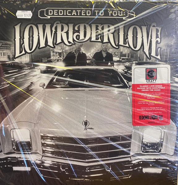 Various ‎– Dedicated to You: Lowrider Love - New LP Record Store Day 2021  Craft Recordings USA RSD Clear & Black Swirl Vinyl - Soul