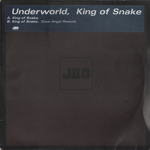 Underworld ‎– King Of Snake - VG+ 12" Promo Single 1999 UK - Techno