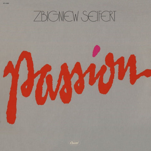 Zbigniew Seifert ‎– Passion - Mint- Lp Record 1979 USA Original Vinyl - Jazz
