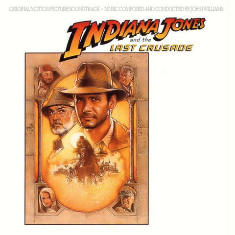 John Williams ‎– Indiana Jones And The Last Crusade (Original Motion Picture) - Mint- Lp Record 1989 Warner USA Original Vinyl & Insert - Soundtrack