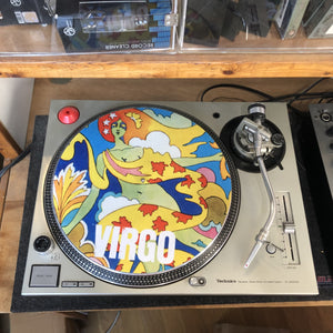 Limited Edition Vinyl Record Slipmat - Psychedelic Zodiac Virgo - Slip Mat