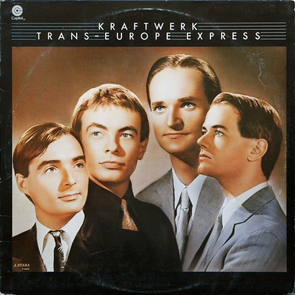 Kraftwerk ‎– Trans-Europe Express - Mint- LP Record 1977 Capitol USA Orange Label Vinyl - Rock / Electro / Synth-pop - Shuga Records