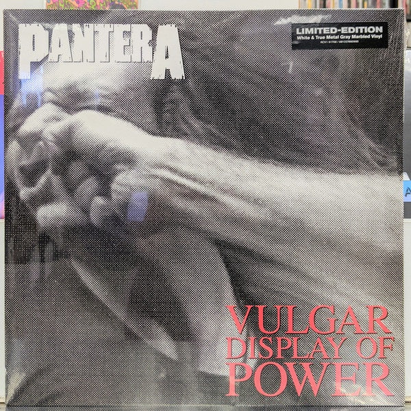 Pantera ‎– Vulgar Display Of Power (1992) - New LP Record 2021 ATCO/Rhino  US White & True Metal Gray Marbled Vinyl - Heavy Metal / Thrash