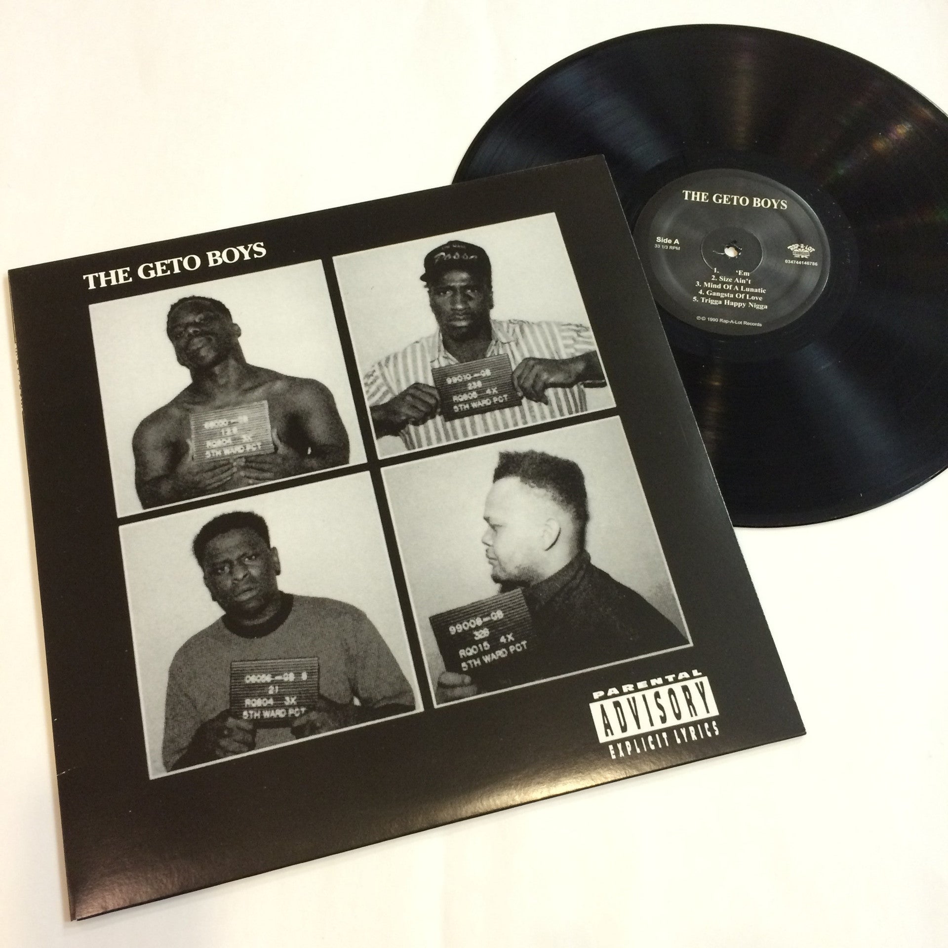 The Geto Boys - S/T - New Vinyl Record 2014 Rap-A-Lot Records Reissue LP -  Rap / Hip Hop