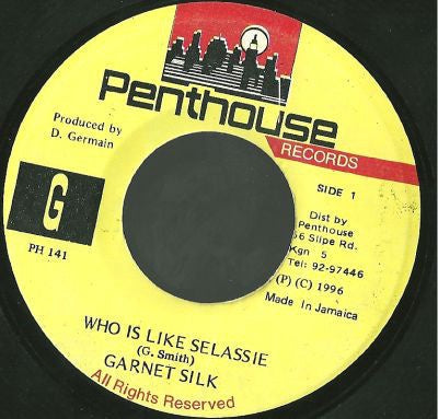 Garnett Silk - Who Is Like Selassie - VG+ 7