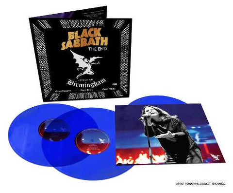 Black Sabbath ‎– The End (4 February 2017 - Birmingham) - New 3 LP Record 2020 Eagle Europe Limited Edition 180 gram Blue Transparent Vinyl - Heavy Metal - Shuga Records