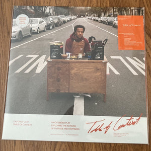 Cautious Clay ‎– Table Of Context - New EP Record 2019 Europe Import Urban Outfitters Exclusive Clear with Orange Splatter Vinyl - Soul  /R&B / Indie