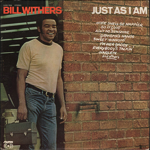 Bill Withers - Just As I Am - VG (VG- Cover Lower Grade) LP Record 1971 Sussex USA Original Vinyl - Soul / Funk - Shuga Records