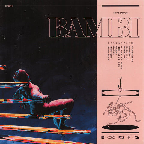 Hippo Campus - Bambi - New Vinyl Lp 2018 Grand Jury 'Indie Exclusive' on 180gram Blossom Colored Vinyl with Tote Bag - Indie / Alt-Rock