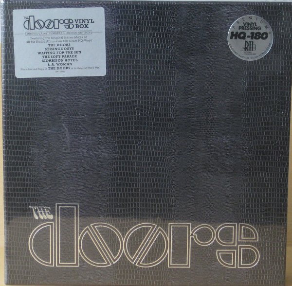 The Doors ‎– Vinyl Box - New 7 Lp Record Box Set 2008 USA 180 gram Vinyl  Numbered Ed - Classic Rock