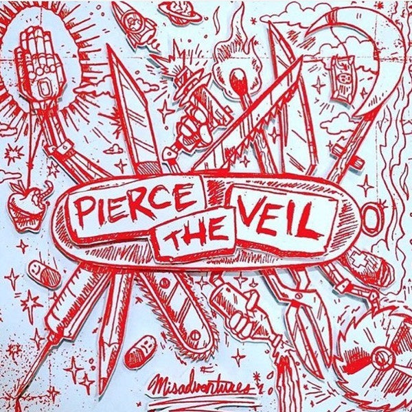 Pierce The Veil - Misadventures - New LP Record 2016 Fearless White Vinyl & Insert - Rock Pop - Shuga Records