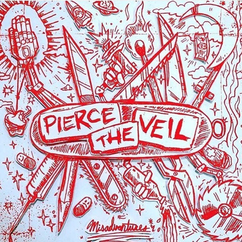 Pierce The Veil - Misadventures - New LP Record 2016 Fearless White Vinyl & Insert - Rock Pop