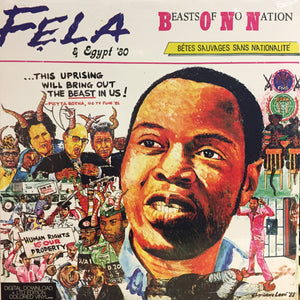 Fela Kuti And Egypt '80 ‎– Beasts Of No Nation (1989) - New Vinyl 2017 Knitting Factory Records Limited Edition Reissue on White Vinyl with Download - Funk / Afrobeat - Shuga Records