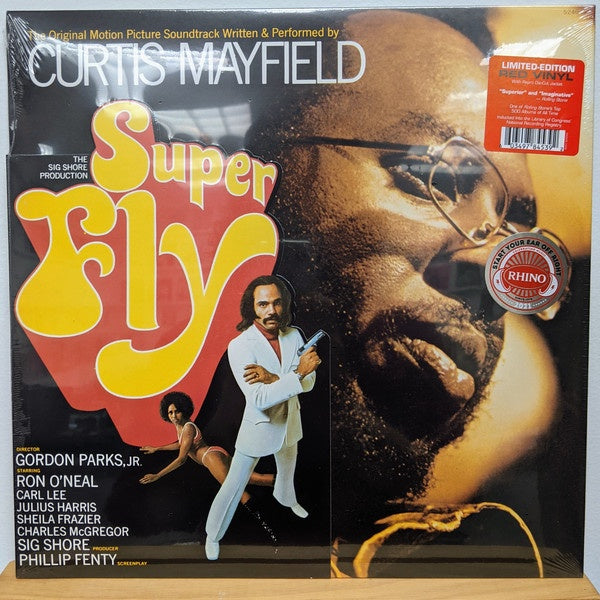 Curtis Mayfield ‎– Super Fly (The Original Motion Picture 1972) - New LP  Record 2021 Curtom/Rhino USA Red Vinyl - Soundtrack / Soul / Funk