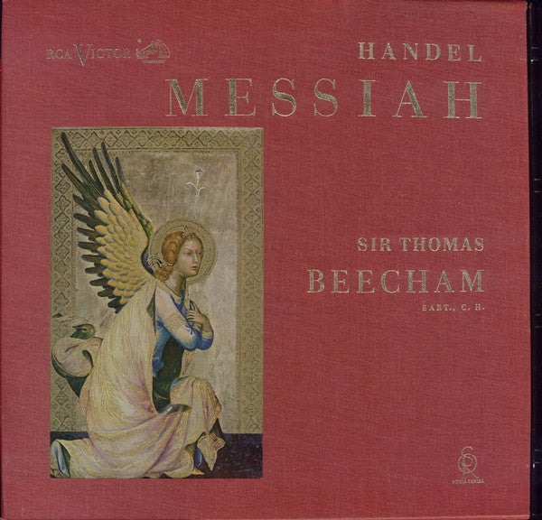 Sir Thomas Beecham Bart, C.H. ‎– Handel Messiah - VG+ 4 Lp Set 1959 Mono USA Original Press (1000 Made) - Classical - Shuga Records