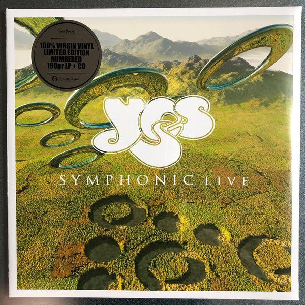 Yes ‎– Symphonic Live - New 2 LP Record 2019 Ear Music Europe Import 180 gram Vinyl - Classic Rock / Prog Rock / Symphonic Rock - Shuga Records