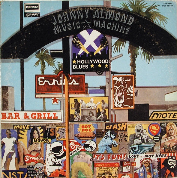 Johnny Almond Music Machine - Hollywood Blues - Mint- LP Record 1970 Deram USA Original Promo Vinyl - Jazz / Fusion / Jazz-Rock - Shuga Records