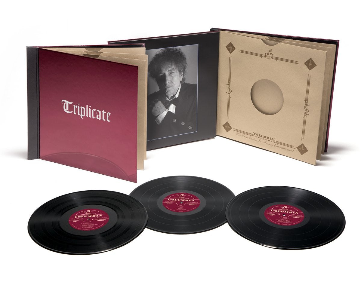 Bob Dylan - Triplicate - New Vinyl Record 2017 Limited Edition Numbered Columbia Deluxe 3-LP on 180Gram Vinyl in 'Vintage Style' Case + Download - Rock / Folk-Rock - Shuga Records