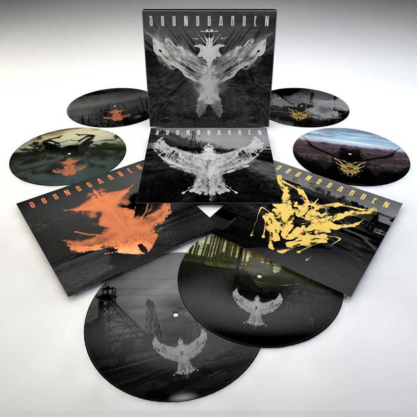 Soundgarden ‎– Echo Of Miles: Scattered Tracks Across The Path - New Vinyl 2015 A&M / UMe Limited Edition 6-LP Compilation Box Set with B-Sides, Covers Remixes and More! - Grunge Rock - Shuga Records