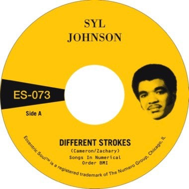 Syl Johnson – Different Strokes / Is It Because I'm Black (2002) - New 7" Single Record 2021 Numero Group Gold Vinyl - Funk / Soul - Shuga Records