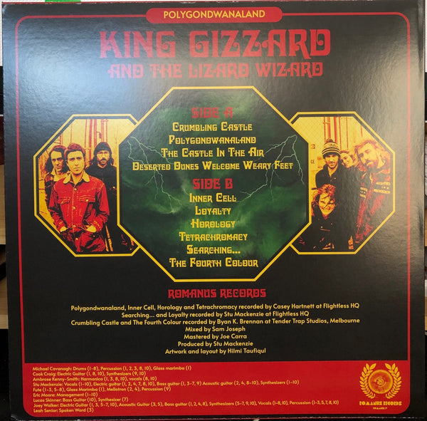 King Gizzard And The Lizard Wizard ‎– Polygondwanaland (2017) - New LP Record 2021 Romanus Spectrum Splatter Vinyl (100 Made) - Psychedelic Rock / Prog Rock