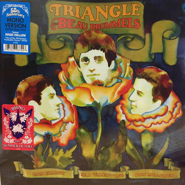 The Beau Brummels ‎– Triangle (1967) - New LP Record 2017 Warner USA 1967 Summer Of Love 180 gram Mono Blue Vinyl - Psychedelic Rock / Folk Rock - Shuga Records