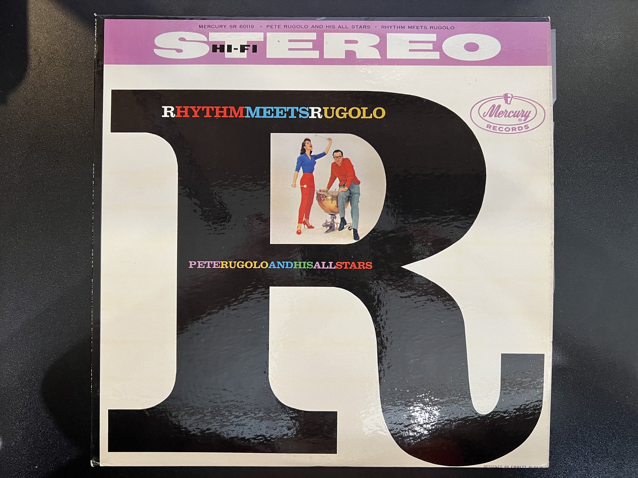 Pete Rugolo And His All Stars – Rhythm Meets Rugolo - Mint- LP Record 1959 Mercury USA Vinyl - Jazz / Space-Age - Shuga Records