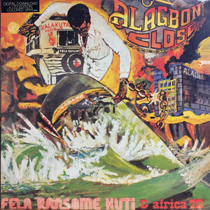 Fela Ransome Kuti & Africa 70 ‎– Alagbon Close (1974) - New Vinyl Record 2017 Knitting Factory Records Limited Edition Reissue on Gold Vinyl with Download - Funk / Afrobeat - Shuga Records