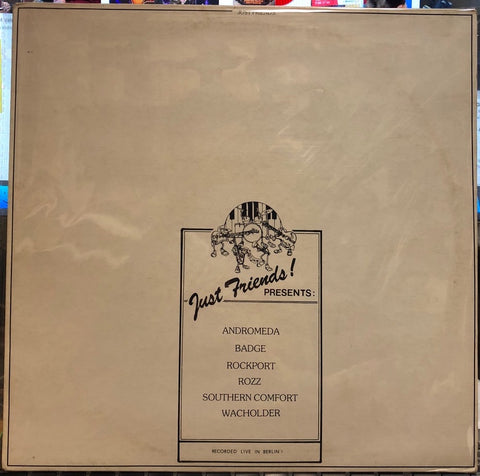 Various – Just Friends Live - Mint- LP Record 1980 Private Press Germany Vinyl - Fusion / Prog Rock / Hard Rock / Jazz - Shuga Records