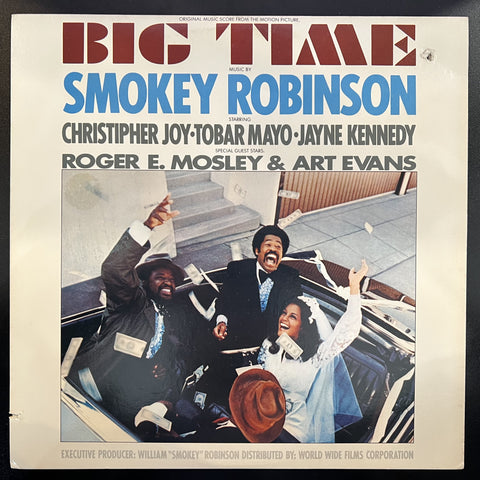 Smokey Robinson – Big Time (Original Motion Picture) - Mint- LP Record 1977 Tamla USA Vinyl - Soundtrack - Shuga Records