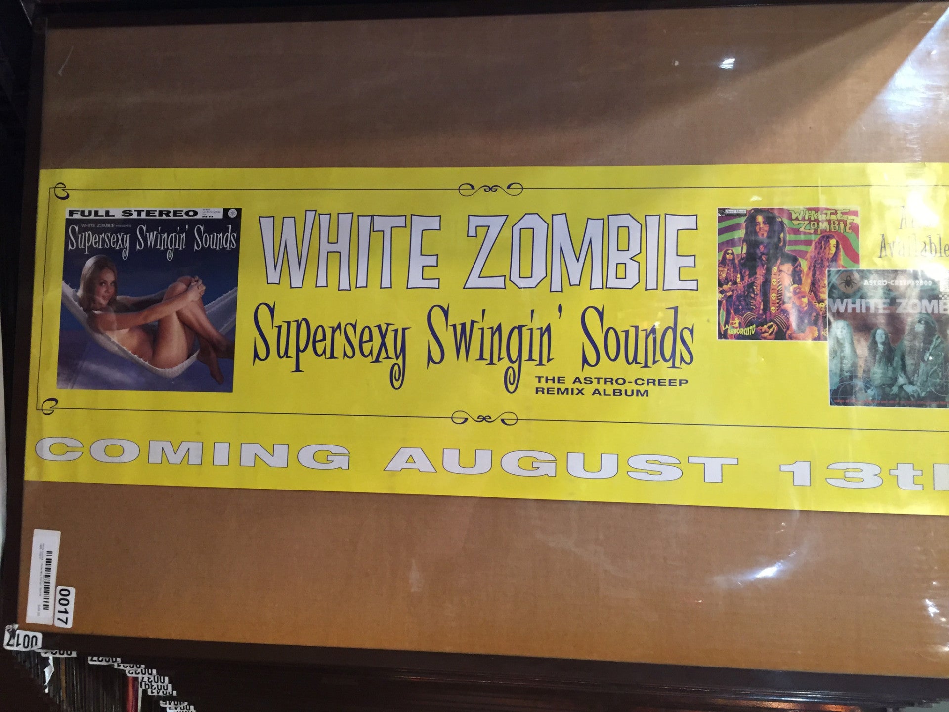 White Zombie ‎– Supersexy Swingin' Sounds 1996 p0572 Poster– Shuga  Records