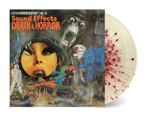 Mike Harding ‎– Sound Effects No. 13 - Death & Horror - New Vinyl Record 2016 Demon Records 'BBC Sound Effects' Repress on 180G Blood-Splatter Vinyl - Special Effects / Spooky