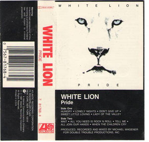 White Lion – Pride - Used Cassette Atlantic 1987 USA - Rock - Shuga Records