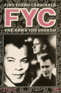 Fine Young Cannibals ‎– The Raw & The Cooked - Used Cassette 1989 I.R.S. Tape - Synth- pop