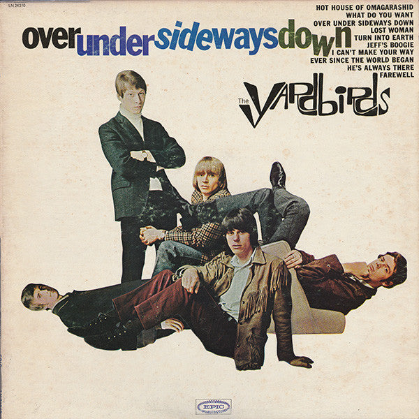 The Yardbirds ‎– Over Under Sideways Down - VG+ LP Record 1966 Epic USA  Mono Original Vinyl - Psychedelic Rock / Blues Rock