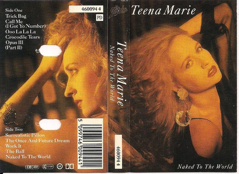 Teena Marie – Naked To The World - Used Cassette 1988 Epic Tape - Synth-Pop