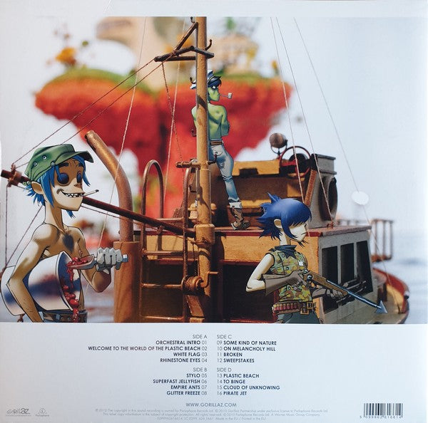 Gorillaz ‎– Plastic Beach (2010) - New 2 LP Record 2019 UK Import 180 gram Vinyl - Pop / Hip Hop / Electro / Rock