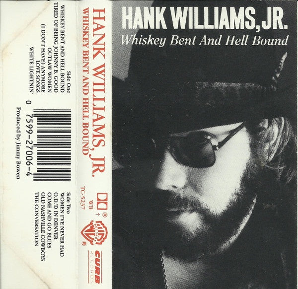 Hank Williams Jr. Vintage Cassette Tapes deals Lot Of 16 Variety Of Titles