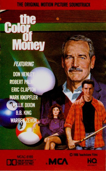 Various – The Color Of Money - The Original Motion Picture Soundtrack - Used Cassette 1986 MCA Tape - Classic Rock - Shuga Records